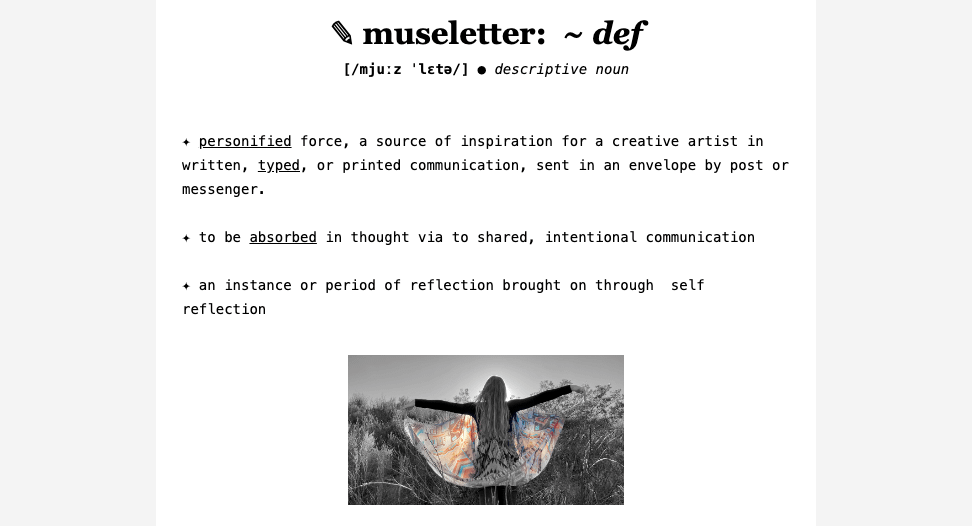 Museletter archives