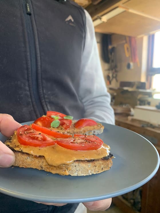 Pb and toms lunch time snack