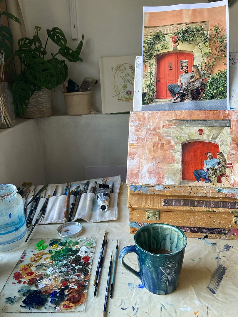 red-door-progress-painting